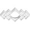 Ekena Millwork Zoe Architectural Grade PVC Ceiling Medallion, 10"W x 6 5/8"H x 3"ID x 3"C x 1"P, One-Piece CMP10X6ZE-03000 - alternate 4